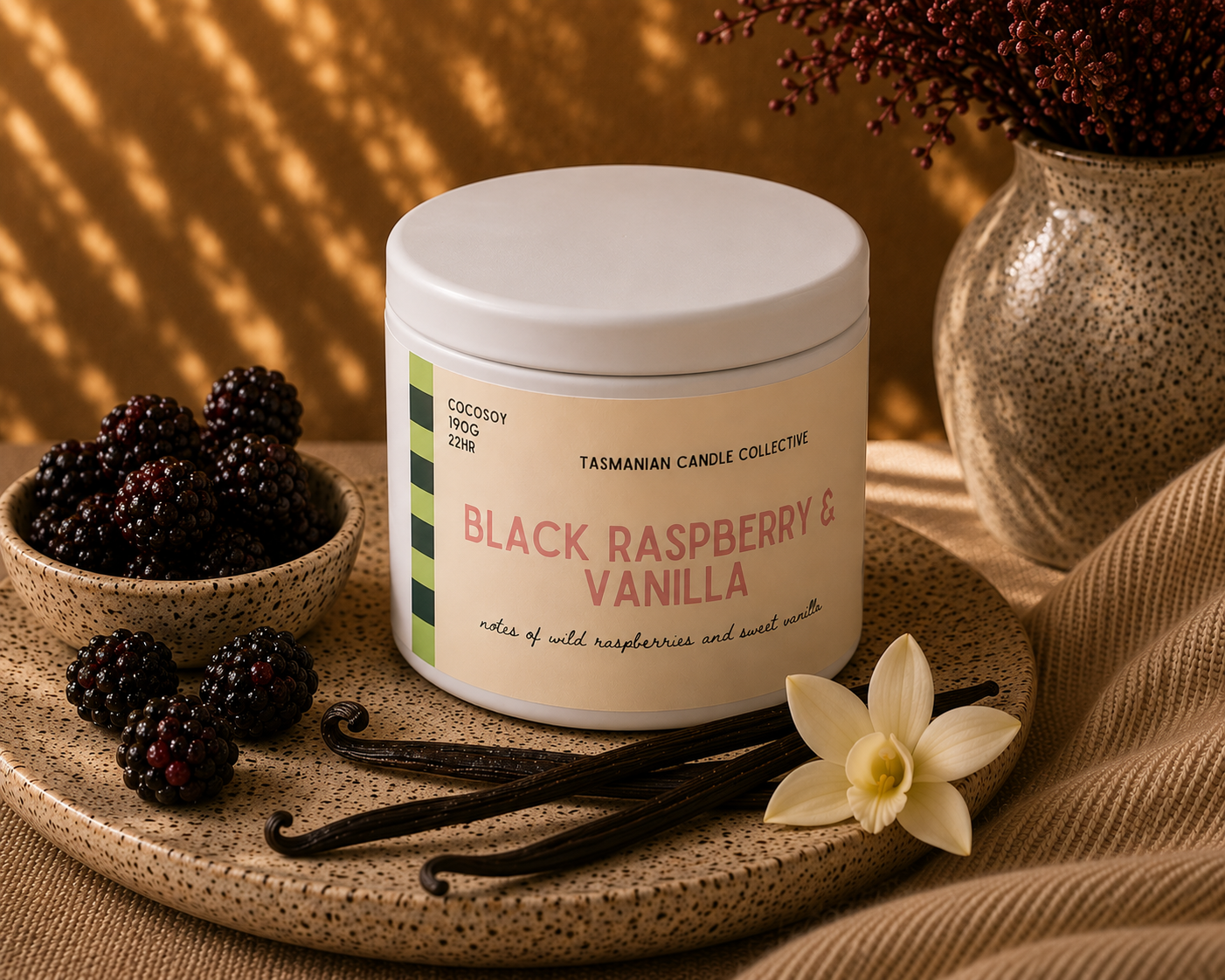 Black Raspberry & Vanilla (190g)