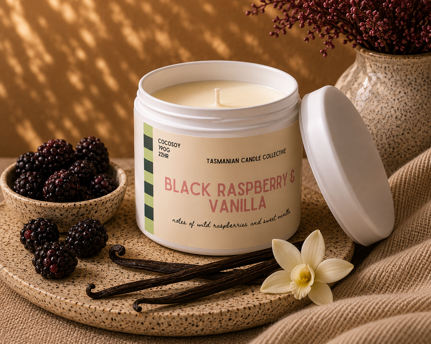 Black Raspberry & Vanilla (190g)