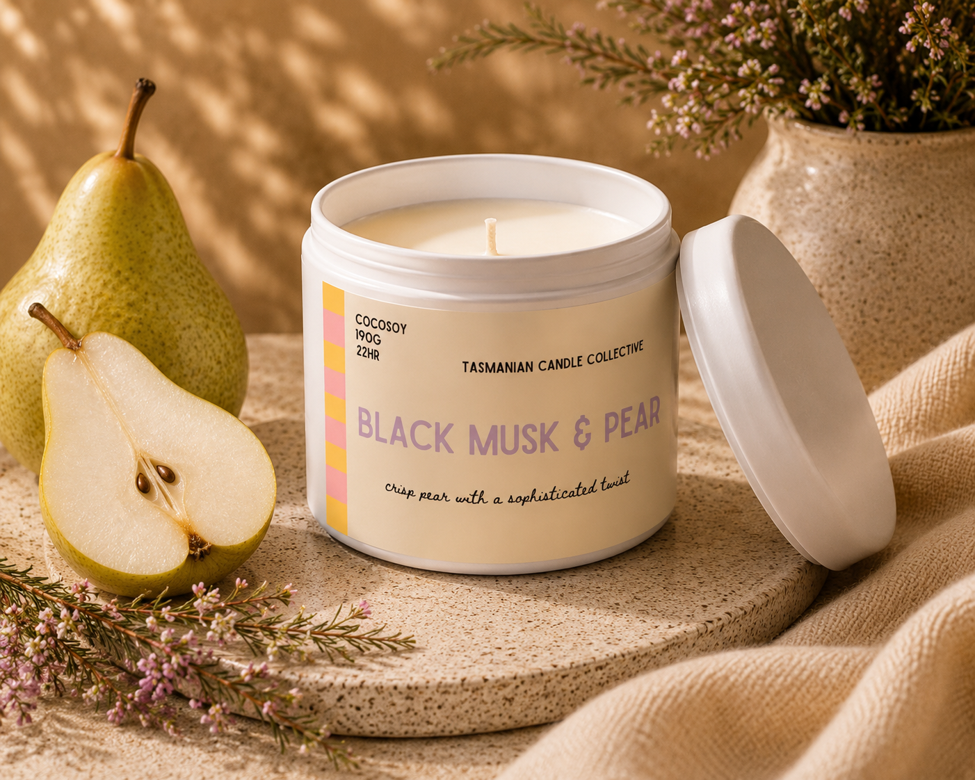 Black Musk & Pear (190g)