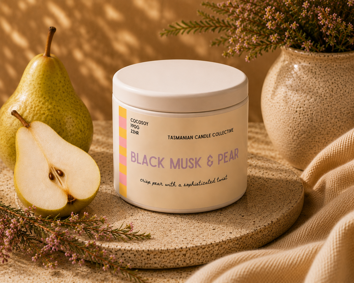 Black Musk & Pear (190g)